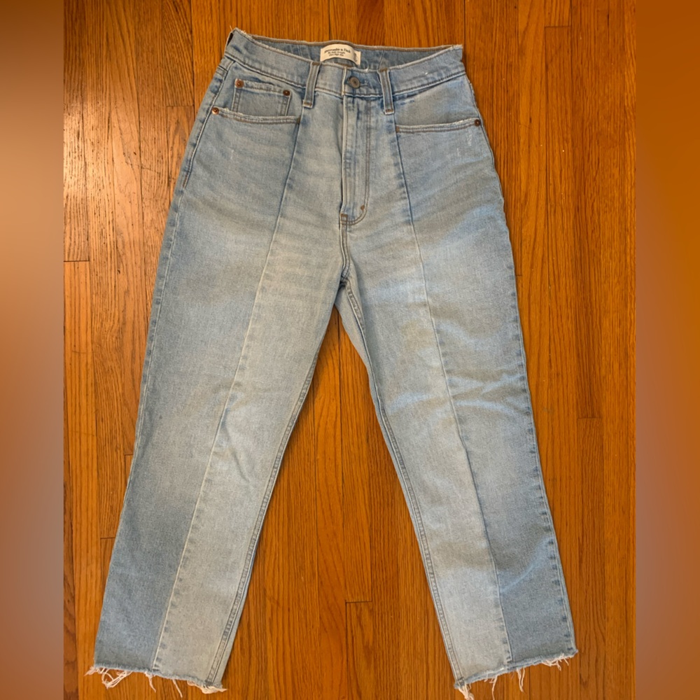 The Ankle Straight Ultra High Rise Jeans (Short)